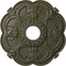 Ekena Millwork Rotherham Ceiling Medallion (Fits Canopies up to 3 1/2"), 18"OD x 3 1/2"ID x 1 1/2"P, Witch Hazel CM17ROWHF - alternate 1